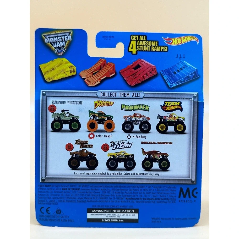 2015‎ Hot Wheels Monster Jam Soldier Fortune #09